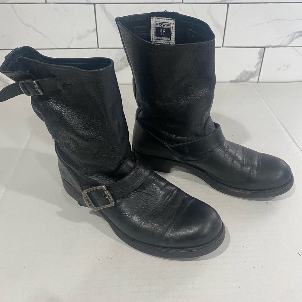 Frye Veronica slouchy short boots